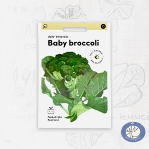 productafbeelding 4685 zakje zaad Baby broccoli bij Birds and Berries Bonheiden