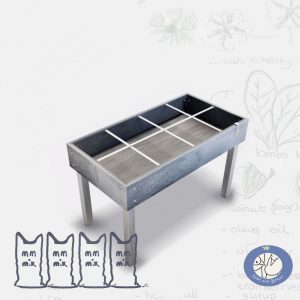 Product afbeelding ID …. MM Hero 60x120 moestuintafel van het merk Makkelijke Moestuin voor webshop Birds and Berries in België